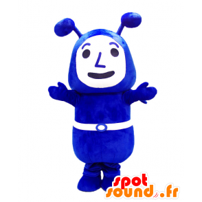 Mascot Yokoari kun. sininen ja valkoinen muurahainen maskotti - MASFR28110 - Mascottes Yuru-Chara Japonaises