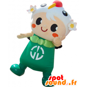 Tsururin mascot. Boy with a bird mascot - MASFR28116 - Yuru-Chara Japanese mascots