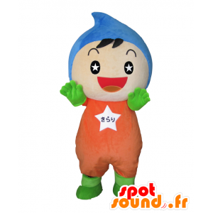 Mascot Kirapi. Maskotti värikäs ja iloinen poika - MASFR28118 - Mascottes Yuru-Chara Japonaises