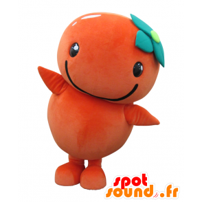 Mascot Natchoru Kun. Khaki Riesen-Maskottchen, orange Mann - MASFR28132 - Yuru-Chara japanischen Maskottchen
