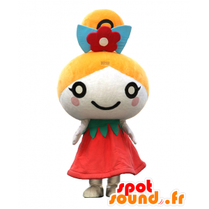 Flower mascot roll-chan. Fairy mascot doll - MASFR28133 - Yuru-Chara Japanese mascots