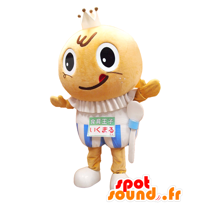 Ikumaru kun maskot. Barnmaskot, liten prins - Spotsound maskot