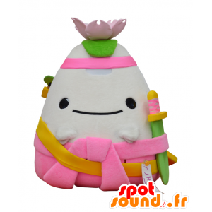 Mascota del Cobo. Mascota de White Mountain con un loto - MASFR28136 - Yuru-Chara mascotas japonesas