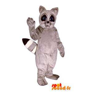 Costume de raton laveur gris et noir - MASFR007156 - Mascottes de ratons