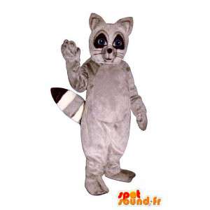 Raccoon suit gray and black - MASFR007156 - Mascots of pups