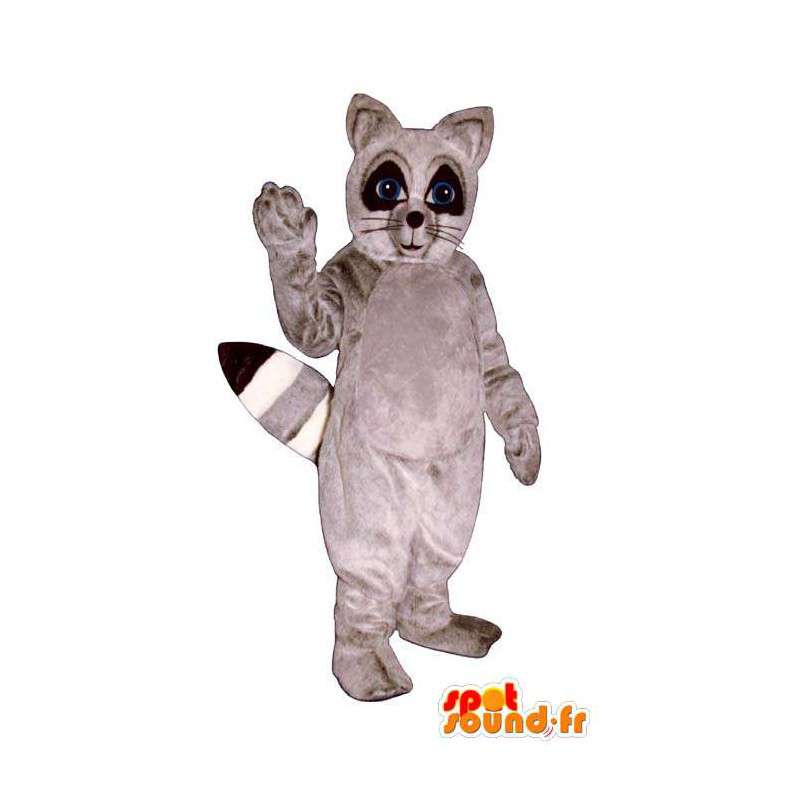 Costume de raton laveur gris et noir - MASFR007156 - Mascottes de ratons