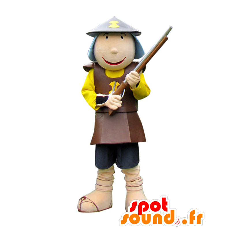 Mascot ashigaru Kun. Ritter-Maskottchen, Soldat - MASFR28138 - Yuru-Chara japanischen Maskottchen