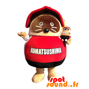 Ponsuta mascot. Raccoon mascot, giant beaver - MASFR28142 - Yuru-Chara Japanese mascots