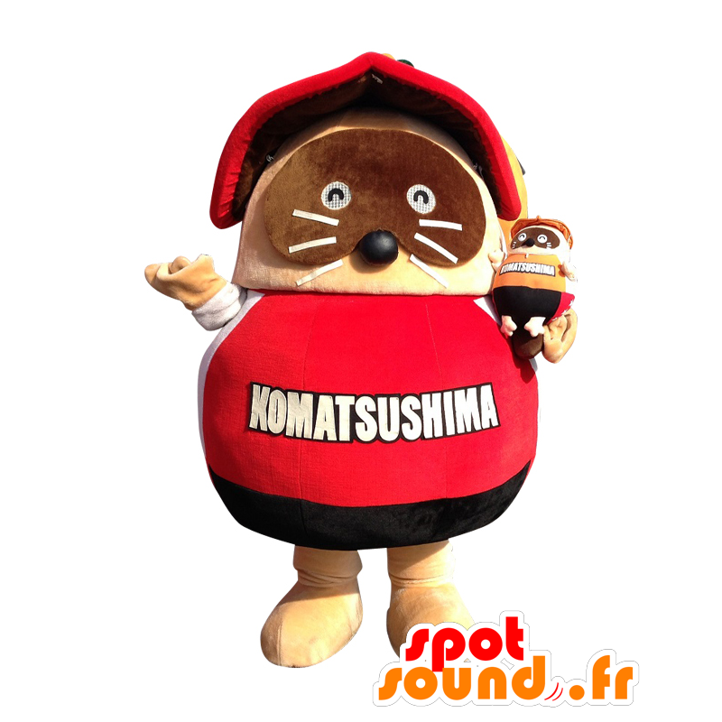 Ponsuta mascot. Raccoon mascot, giant beaver - MASFR28142 - Yuru-Chara Japanese mascots