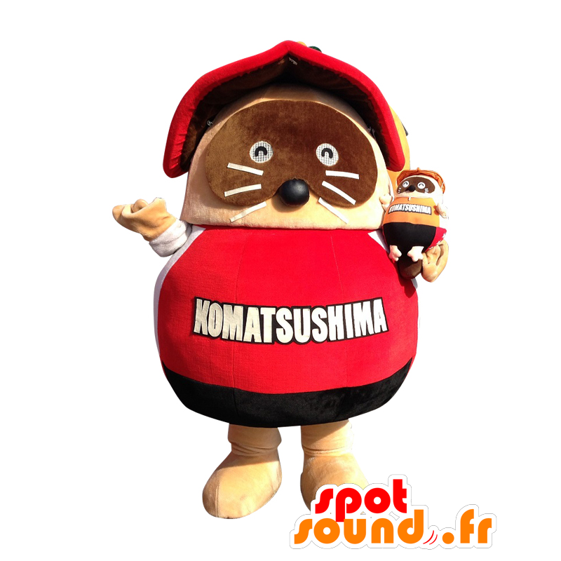 Ponsuta mascotte. Procione mascotte, castoro gigante - MASFR28142 - Yuru-Chara mascotte giapponese