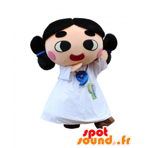 Mascot Goshikimaro. Mascot gutt med langt hår - MASFR28143 - Yuru-Chara japanske Mascots