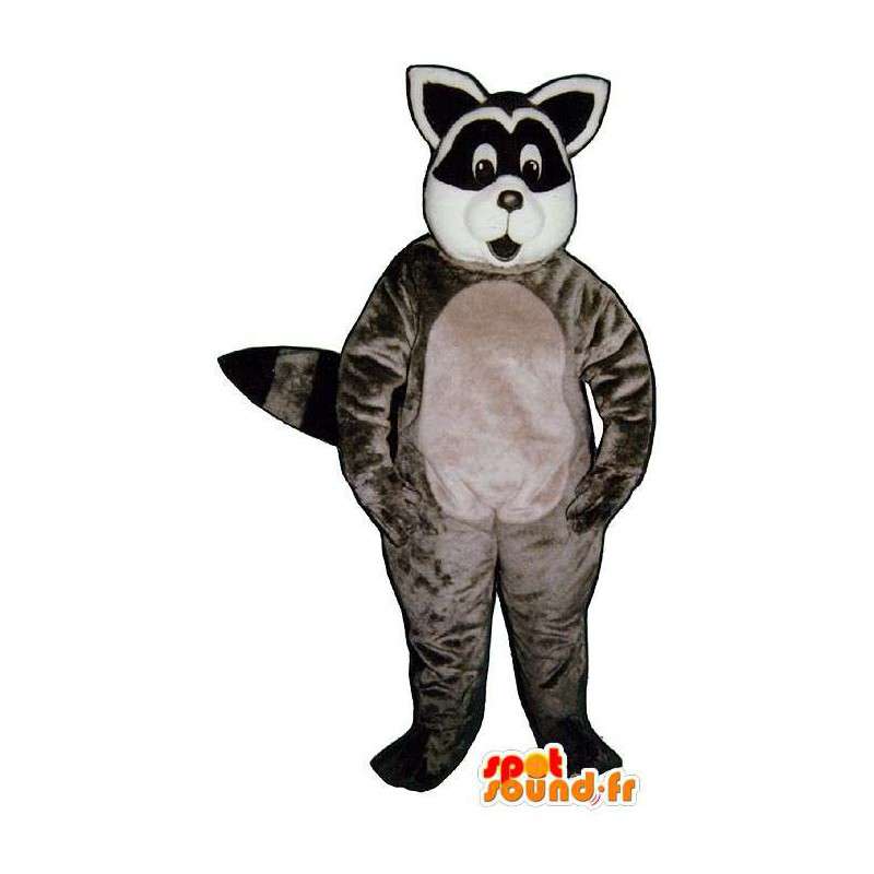 Mascot raccoon gray - MASFR007157 - Mascots of pups