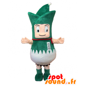 Mascot Negibo. Purjolökmaskot, grön lök - Spotsound maskot