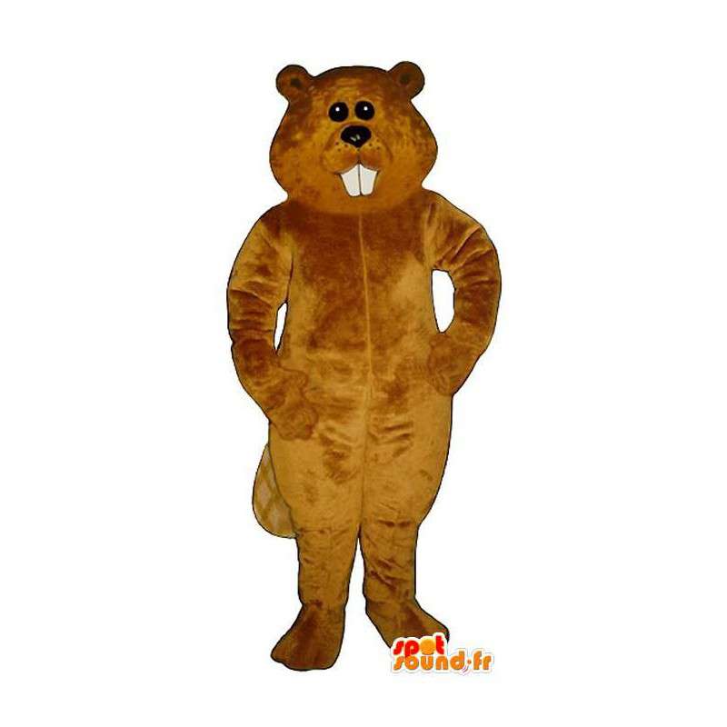 Costume de castor marron - MASFR007158 - Mascottes de castor