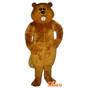 Costume de castor marron - MASFR007158 - Mascottes de castor