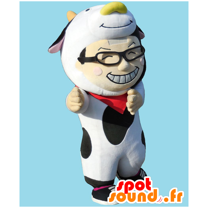 Kun Mascot Oyaji. Mascot vestido como un hombre de vaca - MASFR28158 - Yuru-Chara mascotas japonesas