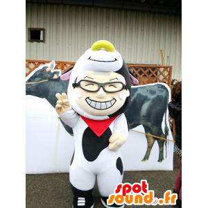 Kun Mascot Oyaji. Mascote disfarçado de homem de vaca - MASFR28158 - Yuru-Chara Mascotes japoneses