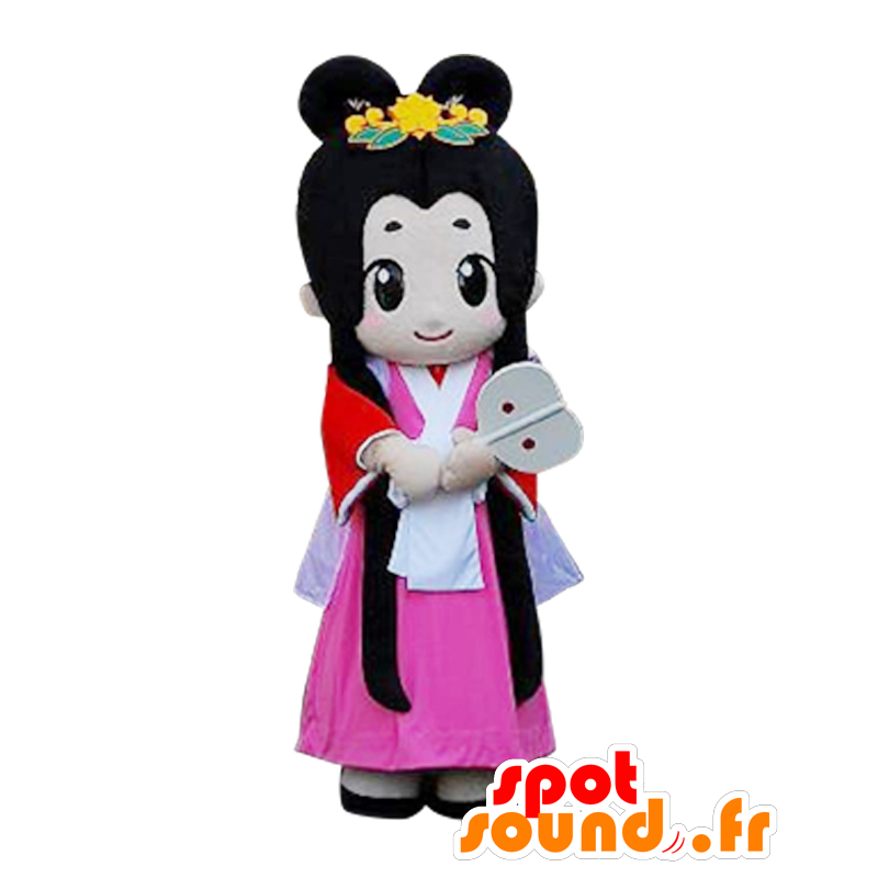 Miya-chan mascot. Mascot Japanese woman, very pretty - MASFR28160 - Yuru-Chara Japanese mascots