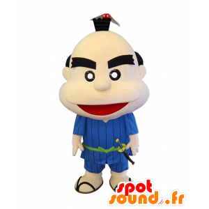Mascot Takiyuki HaiTaro. Japansk mann maskot - MASFR28162 - Yuru-Chara japanske Mascots