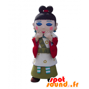 Ikimmusume chan mascot. Masked woman mascot - MASFR28164 - Yuru-Chara Japanese mascots