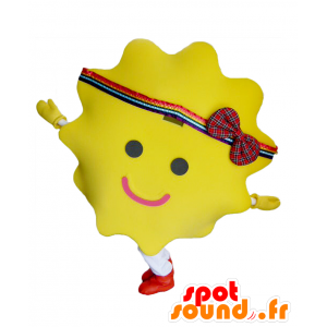 Mascot Payton. amarelo boneco mascote, estrela - MASFR28170 - Yuru-Chara Mascotes japoneses