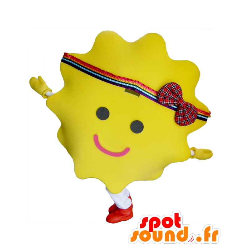 Mascot Payton. amarelo boneco mascote, estrela - MASFR28170 - Yuru-Chara Mascotes japoneses