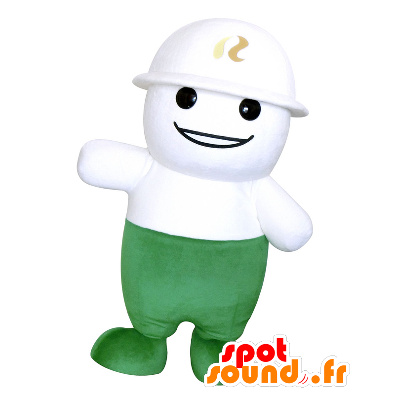 Mascot Laksi kun. Mascot arbeidstaker med hodetelefoner - MASFR28175 - Yuru-Chara japanske Mascots