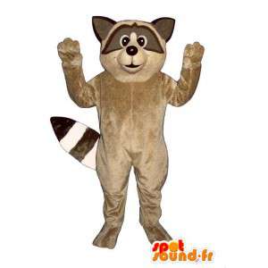 Raccoon Maskottchen beige. Waschbär-Anzug - MASFR007160 - Maskottchen von pups