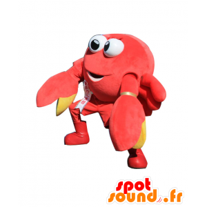 Kani-kun mascot. Giant red crab mascot - MASFR28177 - Yuru-Chara Japanese mascots