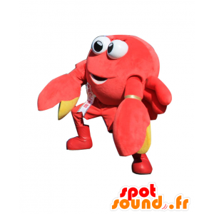 Kani-kun maskot. Kæmpe rød krabbe maskot - Spotsound maskot