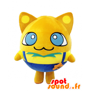 Komyotan mascot. Big yellow cat mascot, highly successful - MASFR28178 - Yuru-Chara Japanese mascots