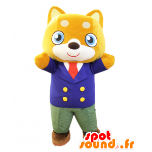 Mascot Kurashiba-kun. Orange mascot dog, Shiba Inu - MASFR28180 - Yuru-Chara Japanese mascots