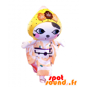 Mascot Setotchi. Mascot vrouw in een kimono - MASFR28183 - Yuru-Chara Japanse Mascottes