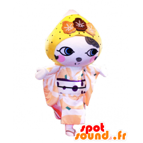 Setotchi Maskottchen. Frau im Kimono-Maskottchen - MASFR28183 - Yuru-Chara japanischen Maskottchen