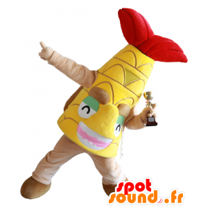 Mascot Dagayakun. mascote baleia amarelo e vermelho - MASFR28188 - Yuru-Chara Mascotes japoneses