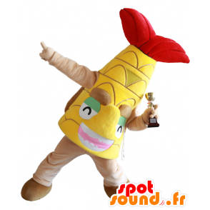 Mascot Dagayakun. gul og rød hval maskot - MASFR28188 - Yuru-Chara japanske Mascots