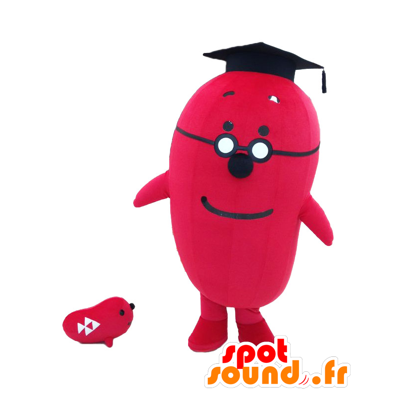 Mascot Dr. Tarakon. Maskotti punainen mies, peruna - MASFR28189 - Mascottes Yuru-Chara Japonaises