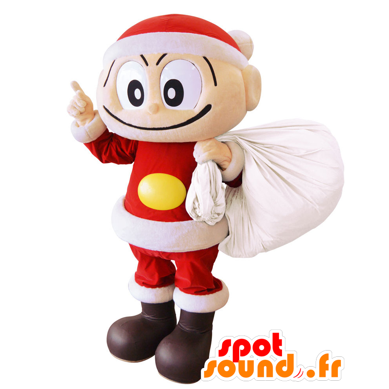 Mascot Kobasan. Kerstman Mascot met ondeugend - MASFR28191 - Yuru-Chara Japanse Mascottes