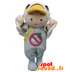 Swan-kun maskot. Boy maskot kledd som en fugl - MASFR28200 - Yuru-Chara japanske Mascots