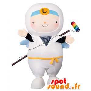 Shikui mascot. Painter mascot with wings - MASFR28201 - Yuru-Chara Japanese mascots