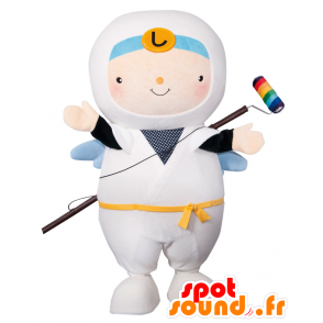 Mascot Shikui. schilder mascotte met vleugels - MASFR28201 - Yuru-Chara Japanse Mascottes