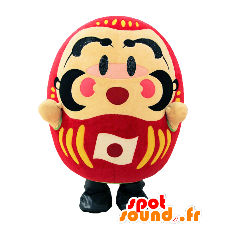 マスコットダルマン。日本の伝統的な人形のマスコット-MASFR28202-日本のゆるキャラのマスコット