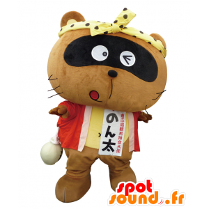 Non-Thick mascot. Mascot brown raccoon - MASFR28207 - Yuru-Chara Japanese mascots