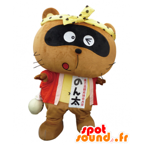 Mascot ikke tykke. Mascot brun vaskebjørn - MASFR28207 - Yuru-Chara japanske Mascots