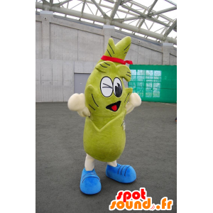 Mascotte de Take-kun. Mascotte de pousse de bambou verte - MASFR28208 - Mascottes Yuru-Chara Japonaises