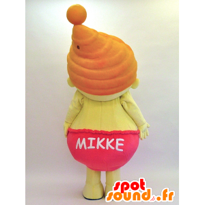 Mascot Mikkel. Small child with a bonnet mascot - MASFR28209 - Yuru-Chara Japanese mascots