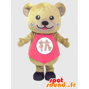 Mascot Kuemaru-Kun. Brown teddy Maskottchen - MASFR28215 - Yuru-Chara japanischen Maskottchen