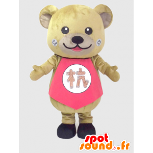 Mascot Kuemaru-kun. brun teddy maskot - MASFR28215 - Yuru-Chara japanske Mascots