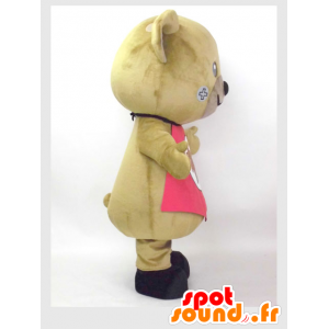 Mascot Kuemaru-kun. brown teddy mascotte - MASFR28215 - Yuru-Chara Japanse Mascottes