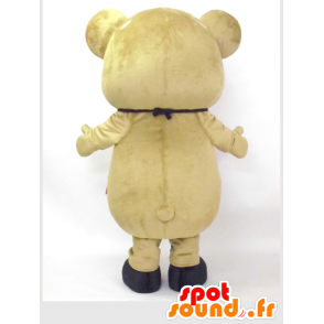 Mascot Kuemaru-Kun. Brown teddy Maskottchen - MASFR28215 - Yuru-Chara japanischen Maskottchen